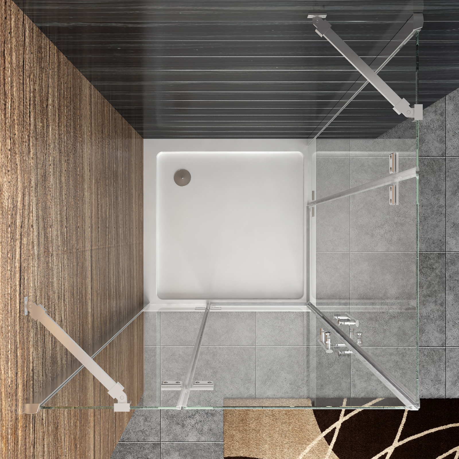 Dusche Eckeinstieg Montageanleitung : Duschkabine Eckeinstieg Duschabtrennung Echtglas Duschwand Dusche Dusche Eckeinstieg Montageanleitung : Duschkabine Eckeinstieg Duschabtrennung Echtglas Duschwand Dusche